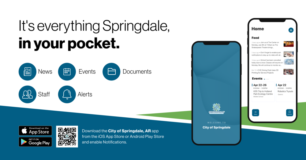 It's everything Springdale in your pocket