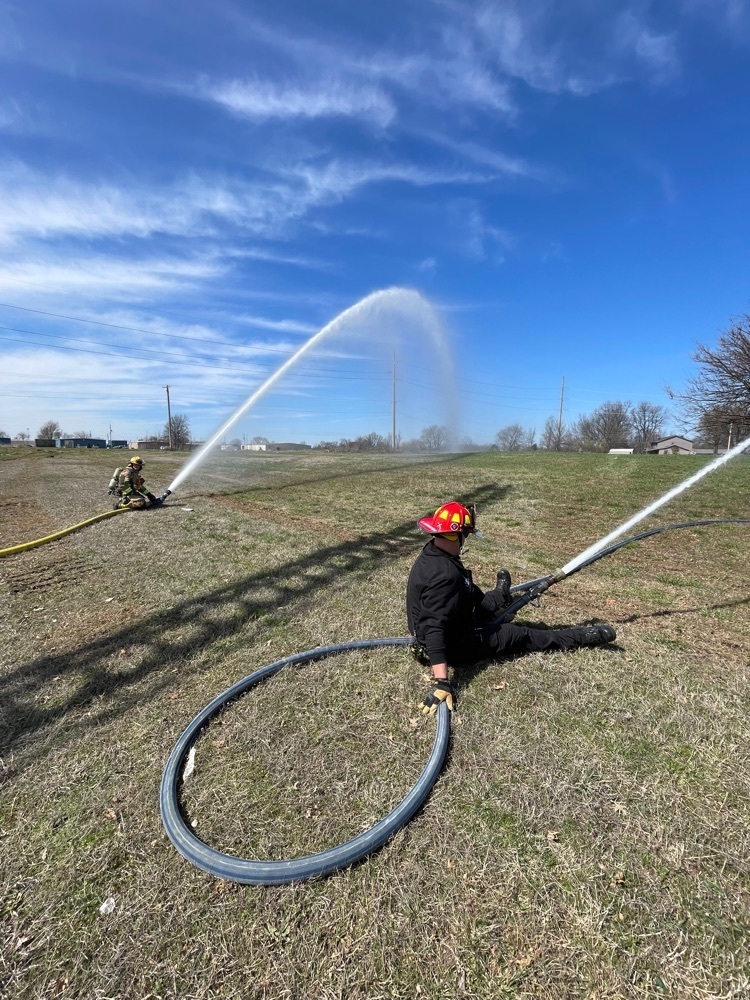 flowing water thru multiple hoses